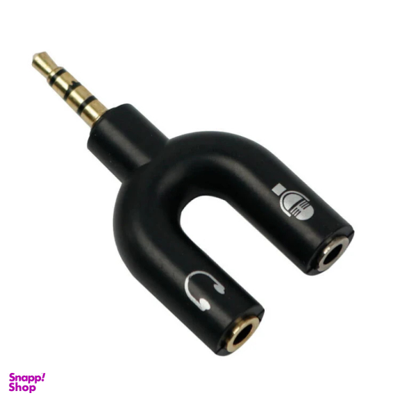 مبدل 1 به 2 انتقال صدا Jack 3.5mm دیتالایف مدل V8
