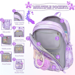 کوله پشتی مدرسه مدل در یخچالی طرح کرومی به همراه آویز کد k4503