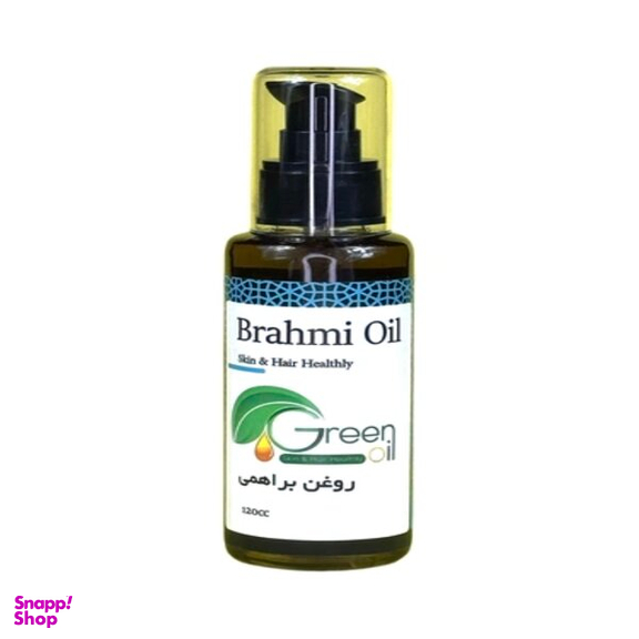 روغن مو گرین اویل مدل روغن براهمی حجم 120 میلی لیتر