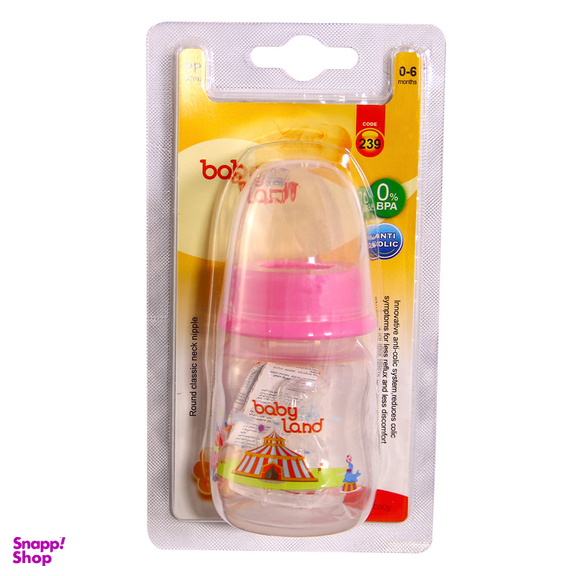 شیشه شیر بی بی لند مدل PK239 ظرفیت 80 میلی لیتر