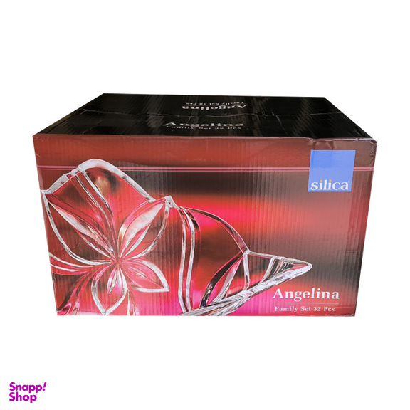 سرویس پذیرایی 32 پارچه سیلیکا مدل آنجلینا کد 32GOLD