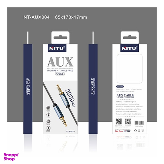 کابل Aux نیتو (Nitu) مدل NT-AUX004 طول 2 متر