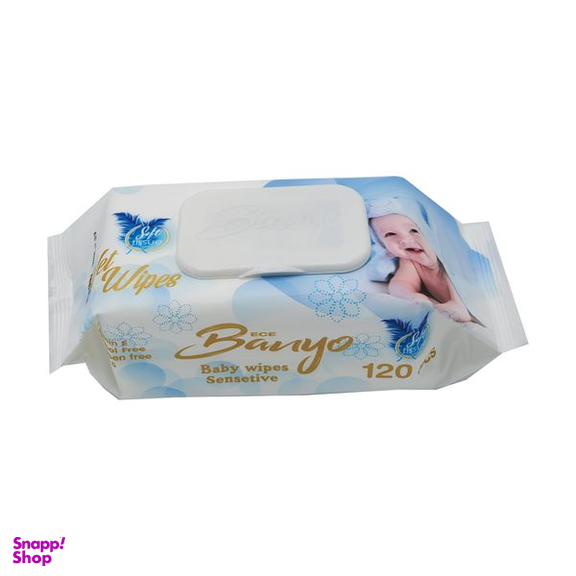 دستمال مرطوب کودک بانیو مدل a45 بسته 120عددی