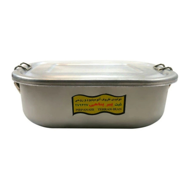 ظرف غذا مدل یک طبقه دو قفله کد 159 سایز متوسط