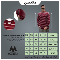 سویشرت مردانه مالدینی مدل sw-262