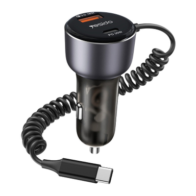شارژر فندکی فست یسیدو مدل Y56 60W PD+QC3.0