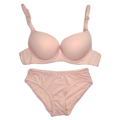 ست لباس زیر زنانه کد N-0008 رنگ کرم
