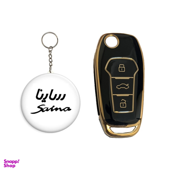 کاور سوئیچ خودرو کالانیکس مدل COV-SAINASTPU-10409 به همراه جاسوئیچی مناسب ساینا اس