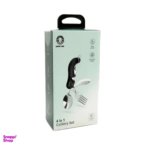 ست قاشق و چنگال 4 در 1 گرین لاین مدل Green 4IN1 Cutlery Set