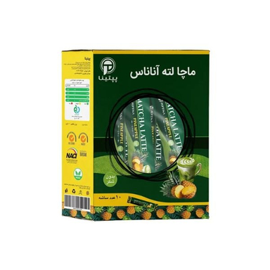 چای ماچا لته آناناس پپتینا بسته 10 عددی