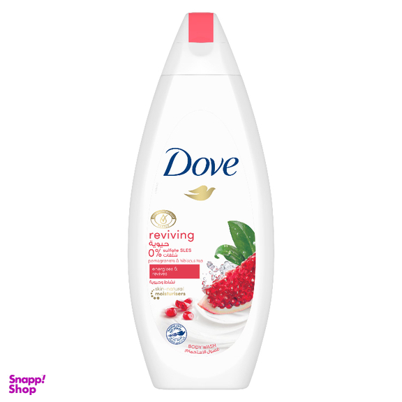 شامپو بدن داو مدل Pomegranate & Hibiscus حجم 500 میلی لیتر