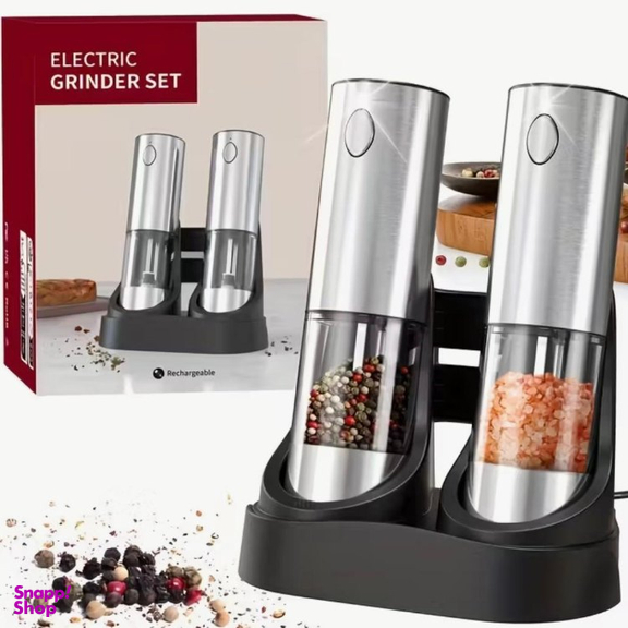 فلفل ساب و نمک ساب شارژی مدل HN139256 ست 2 عددی