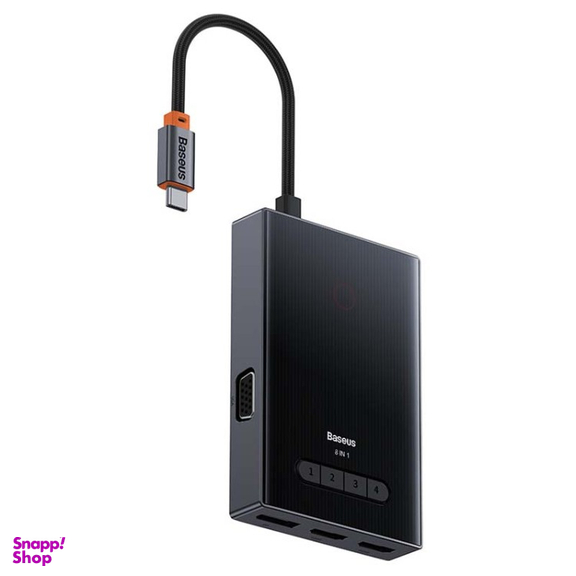 هاب 8 پورت Type-C بیسوس مدل PioneerJoy Series