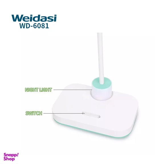 چراغ مطالعه شارژی ویداسی مدل WD-6081