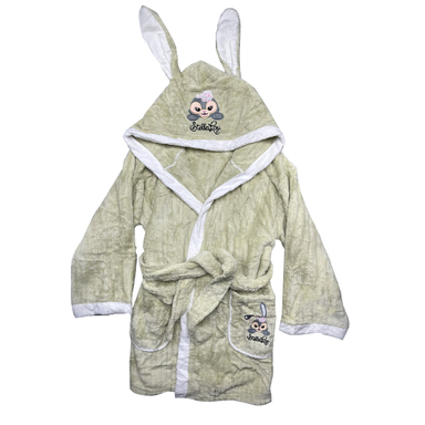 حوله تن پوش کودک گلدوزی طرح خرگوش