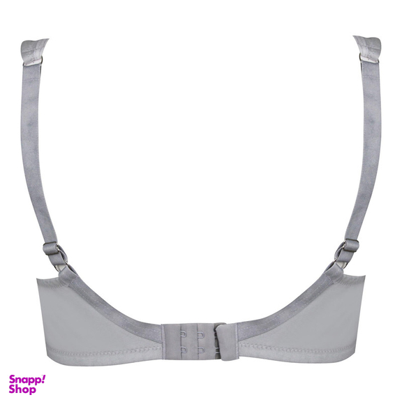 سوتین زنانه اما مدل بالا توری بدون فنر کد 4928-4100 رنگ طوسی