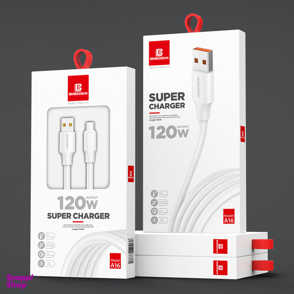 کابل تبدیل USB به لایتنینگ بیبوشی مدل A16 طول 1 متر
