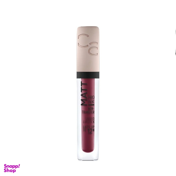 رژ لب مایع کاتریس مدل Matte Ink Pro شماره 100 رنگ قرمز تیره