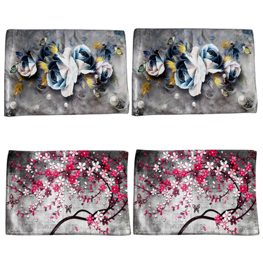 روبالشی مدل سه بعدی طرح گل و شکوفه کد 023