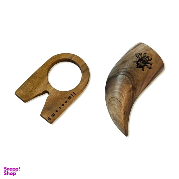 لیوان چوبی لیمو کمپ مدل مینی شاخ وایکینگی طرح وایکینگ