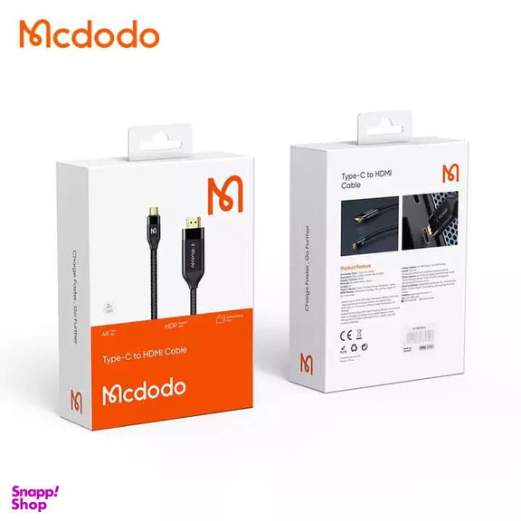 کابل تبدیل USB-C به HDMI مک دودو مدل CA-588 طول 2 متر