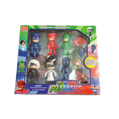 اکشن فیگور مدل پی جی مسکز طرح شب نقاب مجموعه 6 عددی