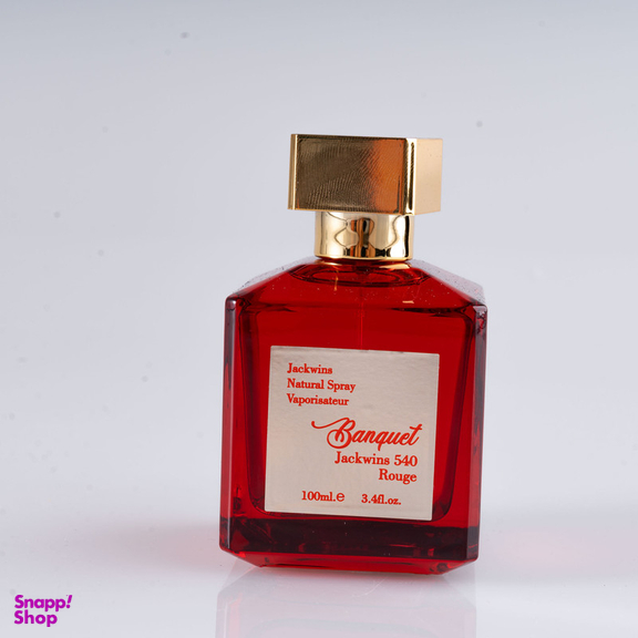 ادوپرفیوم زنانه جکوینز مدل بانکوییت 540 رژ حجم 100 میلی لیتر