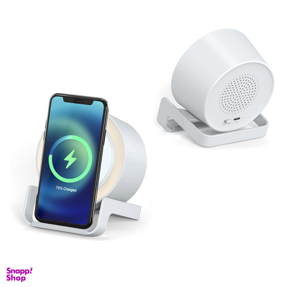 اسپیکر بلوتوثی و شارژر وایرلس رسی مدل RSK-W28