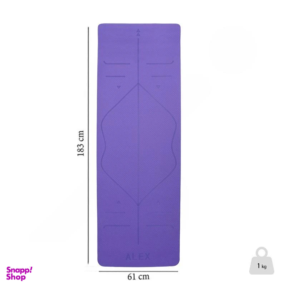 زیر انداز یوگا الکس مدل ISPS ضخامت 6 میلی متر