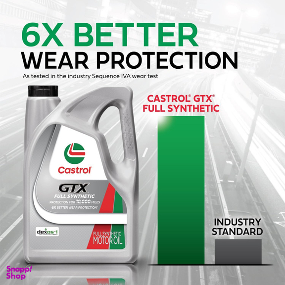 روغن موتور خودرو بنزینی کاسترول مدل GTX SP 5W-30 حجم 4.73 لیتر