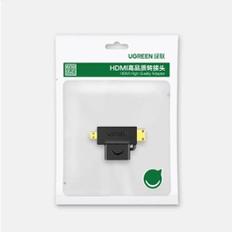 مبدل Micro HDMI Male و Mini HDMI Male به HDMI Female یوگرین مدل HD129 کد 20144