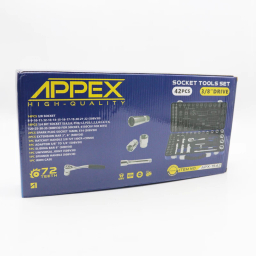آچار بکس اپکس مدل YP-3/8DRIVE-APX-1542 مجموعه 42 عددی