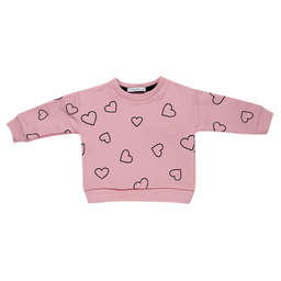 ست سویشرت آستین بلند و شلوار دخترانه فیورلا مدل قلب کد 35520