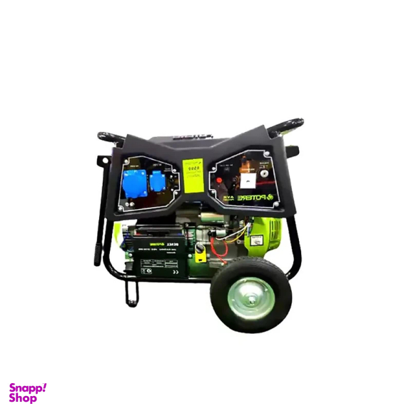 موتور برق 9 کیلو وات پوتر مدل PT18000VES استارتی به همراه چرخ و دسته