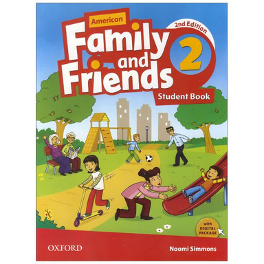 کتاب American Family and Friends 2 اثر Naomi Simmons انتشارات زبان مهر به همراه سی دی