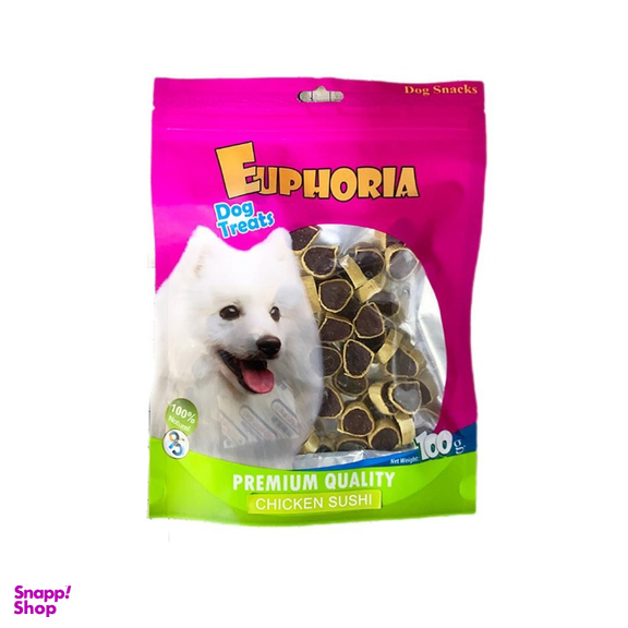 تشویقی سگ ایفوریا مدل سوشی مرغ کد 001 وزن 100 گرم
