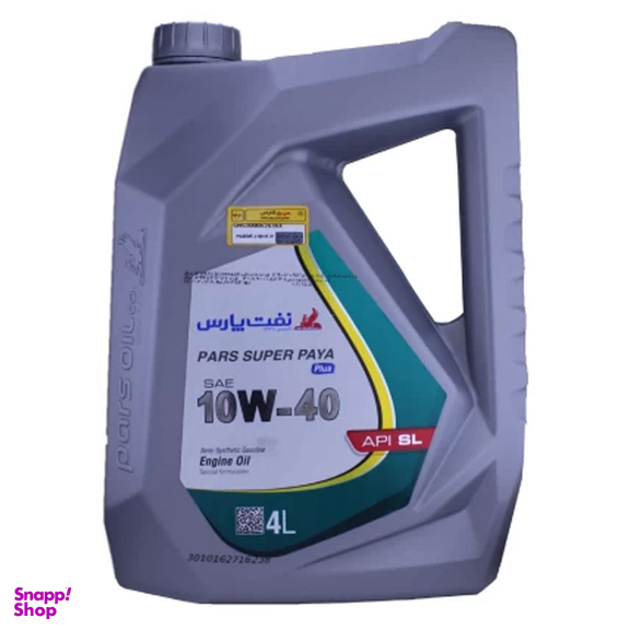 پک روغن موتور پارس سوپر پایا 4 لیتری و فیلتر روغن و هوای مبین و شیشه شوی خودرو مناسب پژو 206TU5 و 207 و اچ سی کراس مجموعه 4 عددی