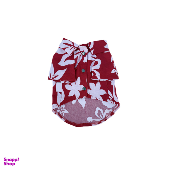 لباس سگ و گربه مدل هاوایی آستین دار کد 17