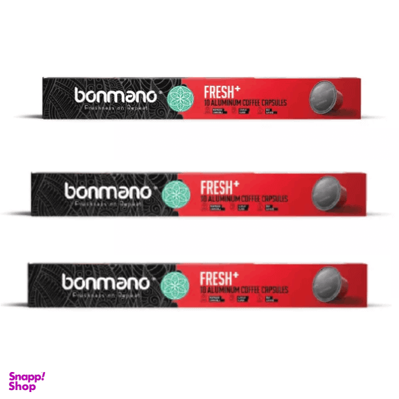 کپسول قهوه بن مانو مدل Fresh Plus بسته ۳ عددی