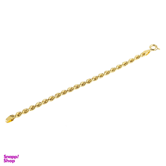 دستبند طلا 18 عیار کد B103 طنابی