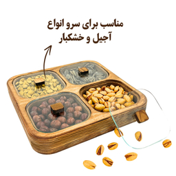 اردو خوری مدل چوبی درب  دار کد OD184