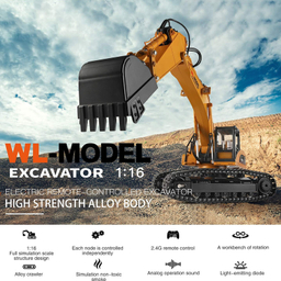 ماشین بازی کنترلی دبلیو ال تویز مدل 16800 RC Excavator