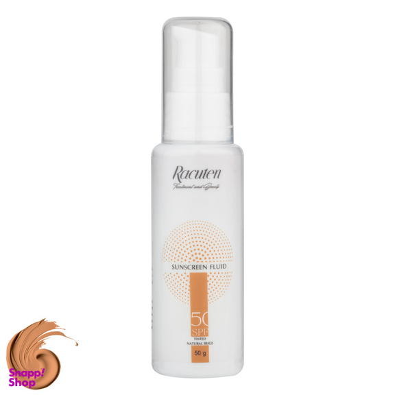 فلوئید ضد آفتاب رنگی راکوتن SPF 50 مدل 01 مناسب پوست چرب و مختلط وزن 50 گرم