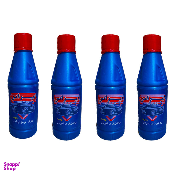 روغن ترمز ایراس مدل A4 حجم 250 میلی لیتر بسته 4 عددی