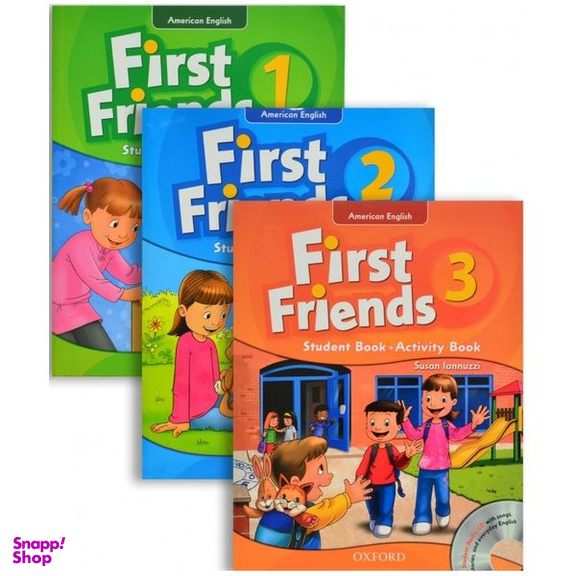 فلش کارت American First Friends اثر Susan Lannuzzi انتشارات Oxford مجموعه 3 عددی
