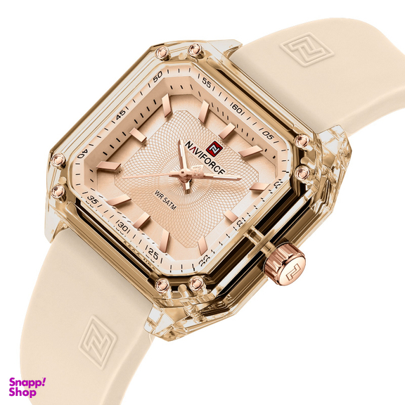 ساعت دیجیتال زنانه نیوی فورس مدل 7106 رنگ بژ