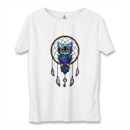 تی شرت زنانه به رسم طرح جغد کد 5552