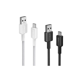 کابل دیتا USB به Type-C انکر مدل A81H5 322 طول 90 سانتی‌ متر