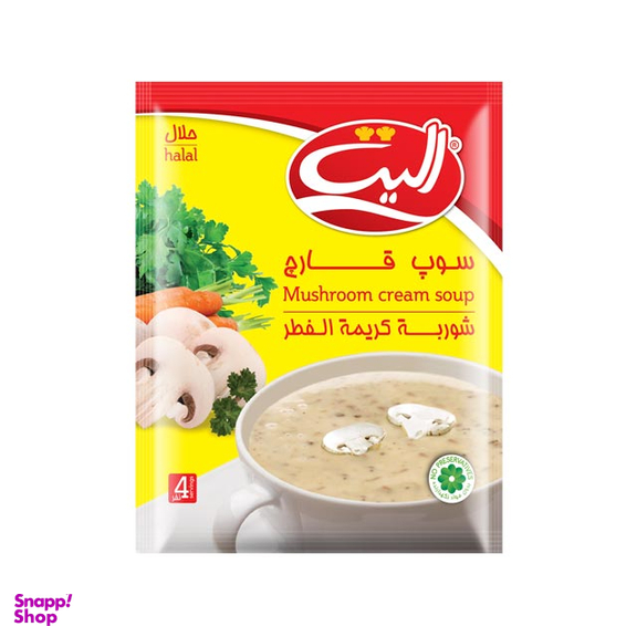 سوپ نیمه آماده الیت با طعم قارچ وزن 65 گرم