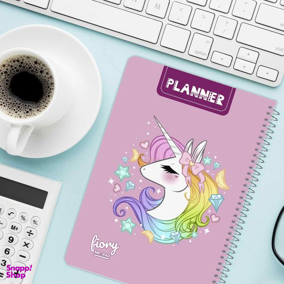 دفتر برنامه ریزی مستر راد طرح اسب تک شاخ مدل پلنر روزانه کد Unicorn 1678